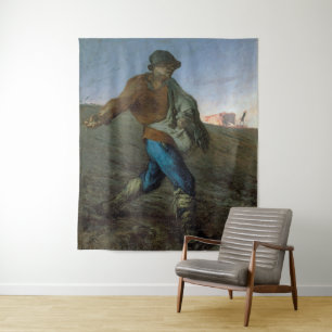 The Sower, Jean-Francois Millet Tapestry