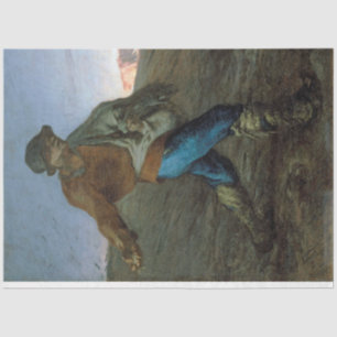 The Sower, Jean-Francois Millet Tissue Paper