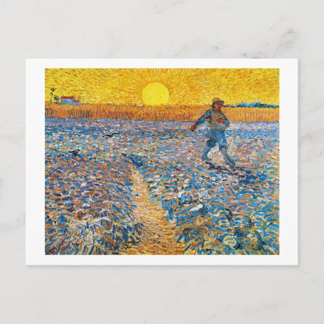 The Sower, Van Gogh Postcard (Front)