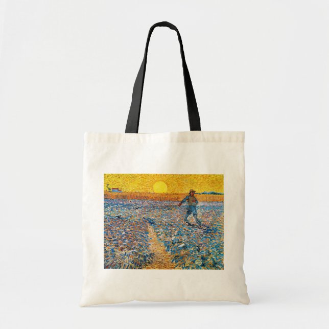 The Sower, Van Gogh Tote Bag (Front)