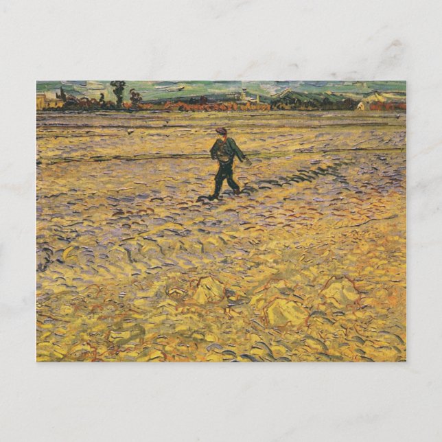 The Sower, Vincent van Gogh Postcard (Front)