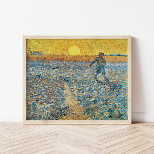 The Sower   Vincent Van Gogh Poster