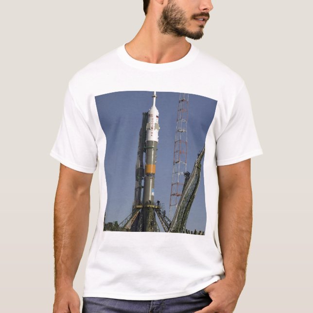 The Soyuz rocket is erected into position 2 T-Shirt (Front)