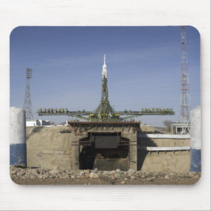 The Soyuz rocket is erected into position 6 Mouse Pad