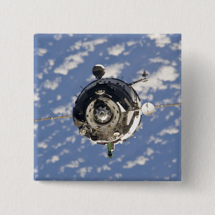 The Soyuz TMA-01M spacecraft 15 Cm Square Badge