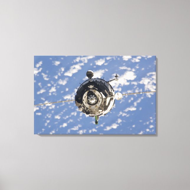 The Soyuz TMA-01M spacecraft Canvas Print (Front)