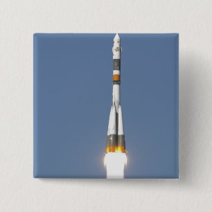 The Soyuz TMA-12 spacecraft 15 Cm Square Badge