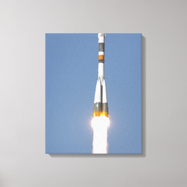 The Soyuz TMA-12 spacecraft Canvas Print (Front)