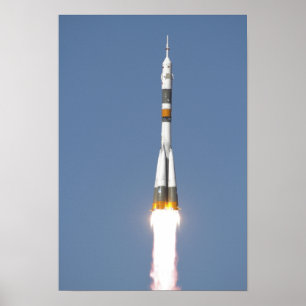 The Soyuz TMA-12 spacecraft Poster