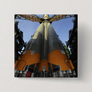 The Soyuz TMA-13 spacecraft 2 15 Cm Square Badge