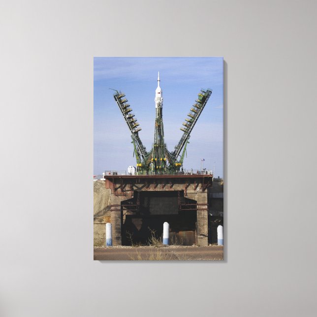 The Soyuz TMA-13 spacecraft Canvas Print (Front)