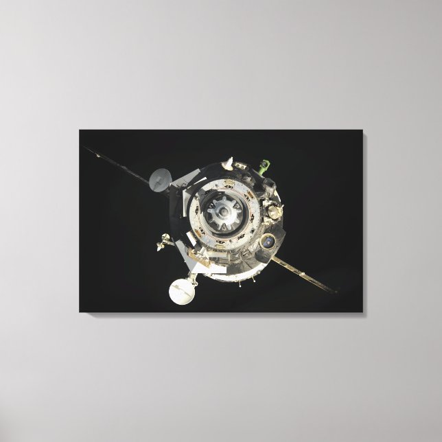 The Soyuz TMA-17 spacecraft Canvas Print (Front)