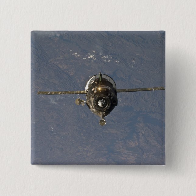 The Soyuz TMA-19 spacecraft 2 15 Cm Square Badge (Front)