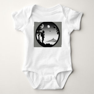 The space baby bodysuit