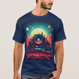 The space moved by music T-Shirt