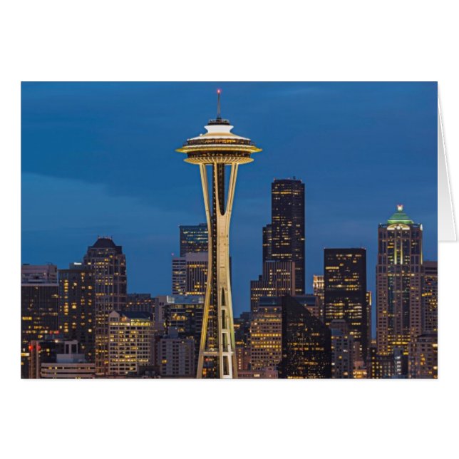 The Space Needle and downtown Seattle (Front Horizontal)