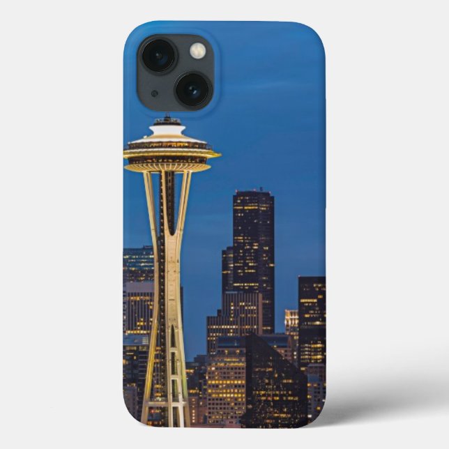 The Space Needle and downtown Seattle Case-Mate iPhone Case (Back)