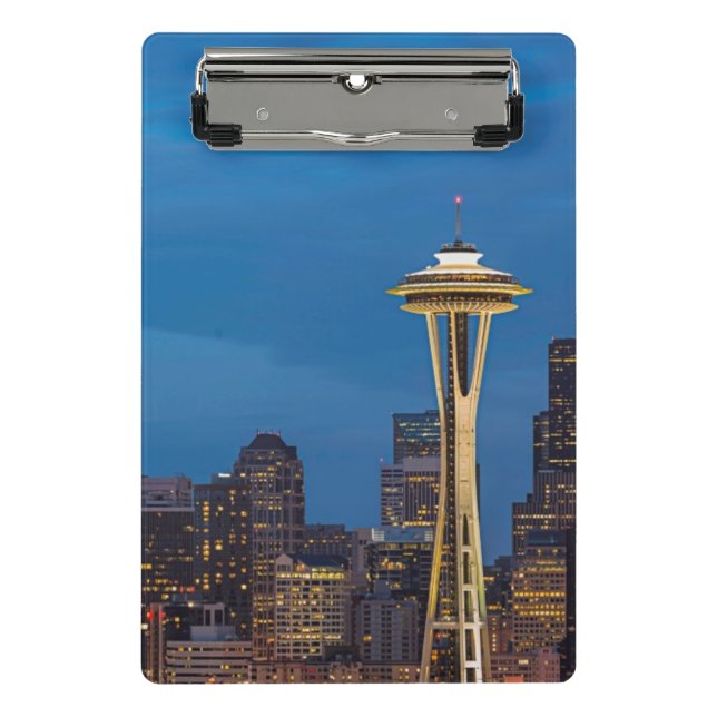 The Space Needle and downtown Seattle Mini Clipboard (Front)