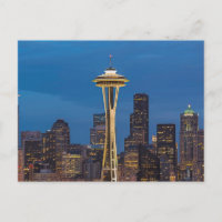 The Space Needle and downtown Seattle
