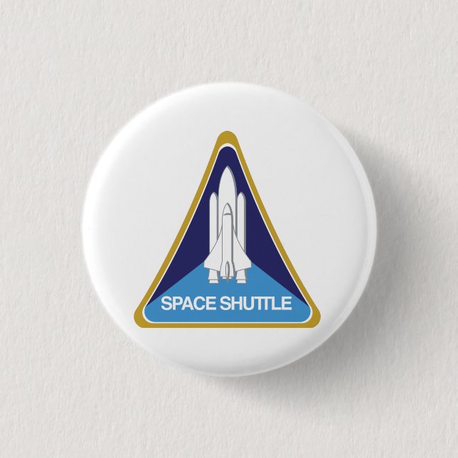 The Space Shuttle program  3 Cm Round Badge (Front)