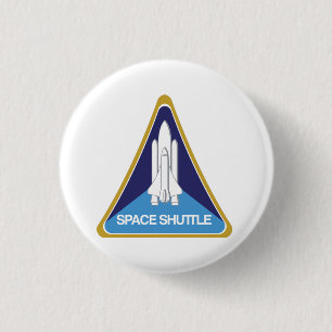 The Space Shuttle program  3 Cm Round Badge
