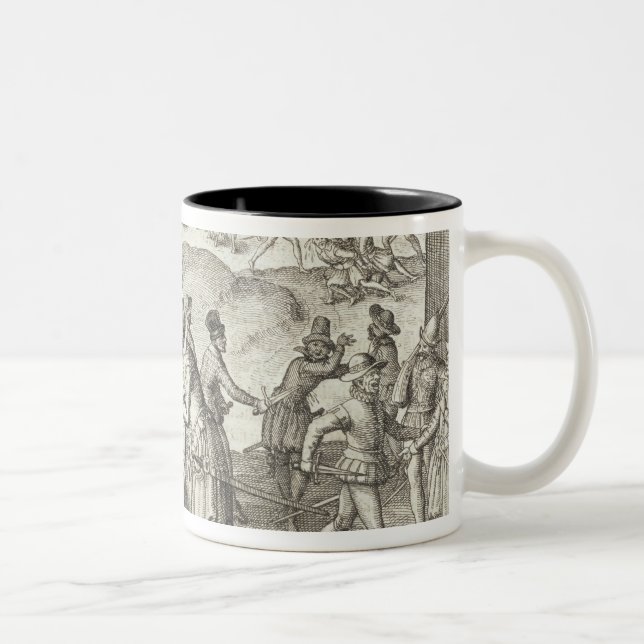 The Spanish Capture Fort Caroline, 1565, from 'New Two-Tone Coffee Mug (Right)