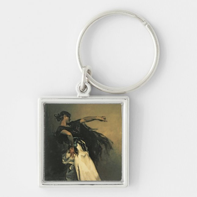 The Spanish Dancer, study for 'El Jaleo', 1882 Key Ring (Front)