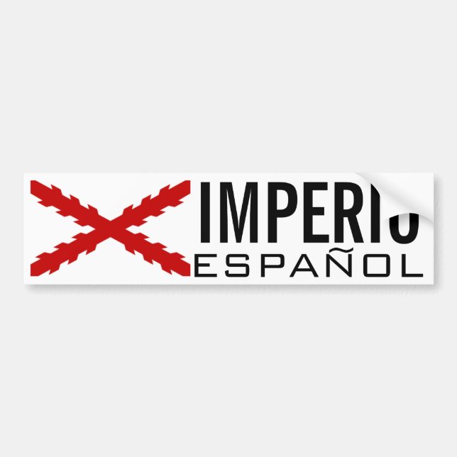 THE SPANISH EMPIRE BUMPER STICKER (Front)