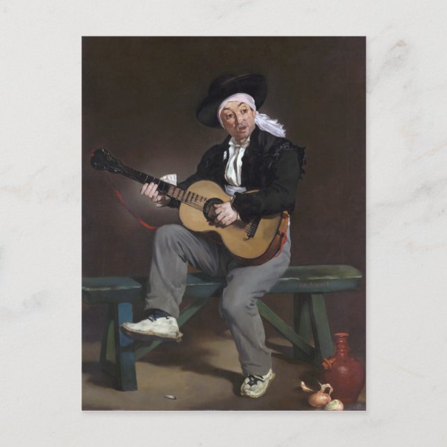The Spanish Singer - Édouard Manet Postcard (Front)
