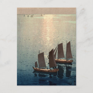 The Sparkling Sea by Hiroshi Yoshida Postcard