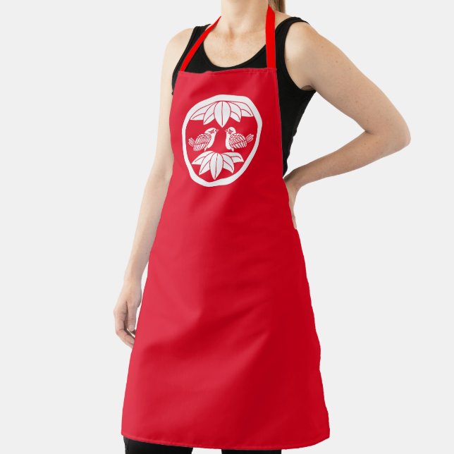 The Sparrow Apron Against Ten Pieces of Bamboo Gra (Insitu)