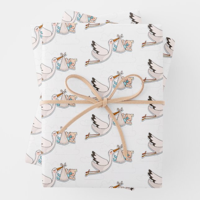 The "Special Delivery" Wrapping Paper Sheet (In situ)