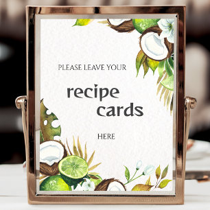 The special design of the Tropical Hawaiian Floral Poster