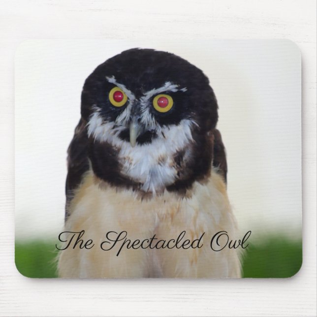 The Spectacled Owl Mouse Pad (Front)