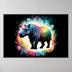 The Spectral Hippo: A Holographic Journey Poster
