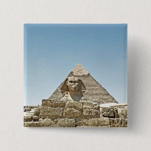 The Sphinx 15 Cm Square Badge