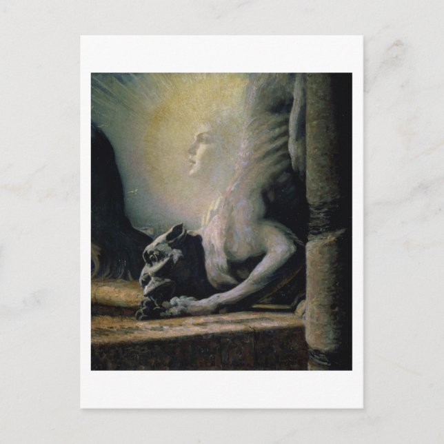 The Sphinx and the Chimera, 1906 (oil on canvas) Postcard (Front)