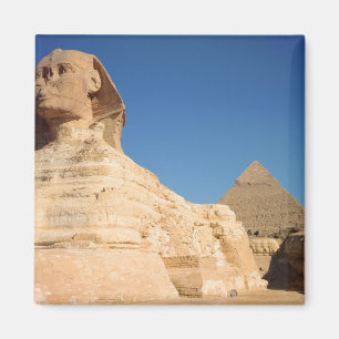 The Sphinx and The Pyramid of Khafre, Giza Magnet