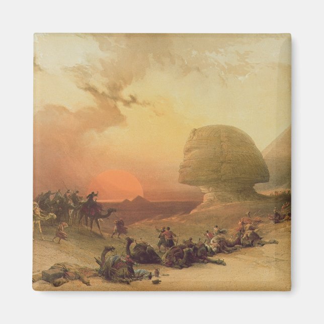 The Sphinx at Giza Magnet (Front)