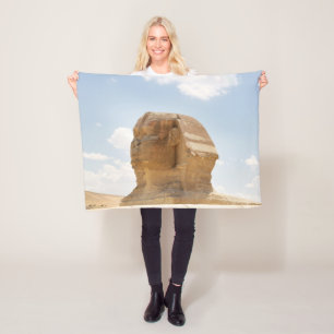 The sphinx fleece blanket