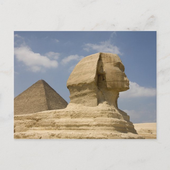 The Sphinx, Giza, Al Jizah, Egypt Postcard (Front)
