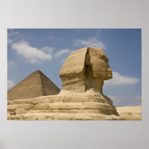The Sphinx, Giza, Al Jizah, Egypt Poster