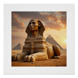 The Sphinx of Giza – Guardian of the Pyramids Poster