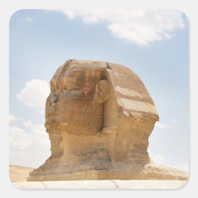 The sphinx square sticker (Front)