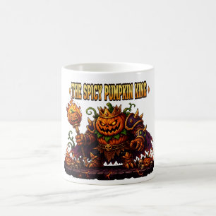 The Spicy Pumpkin King Halloween Art Coffee Mug