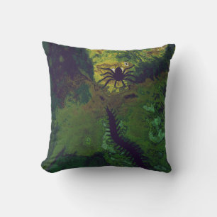 The Spider And The Centipede-Green Cushion