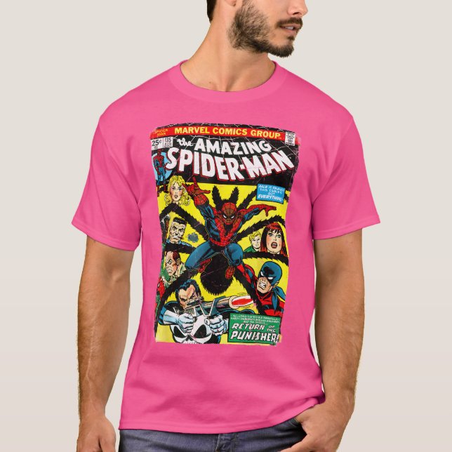 The Spider Comic Book Cover T-Shirt (Front)