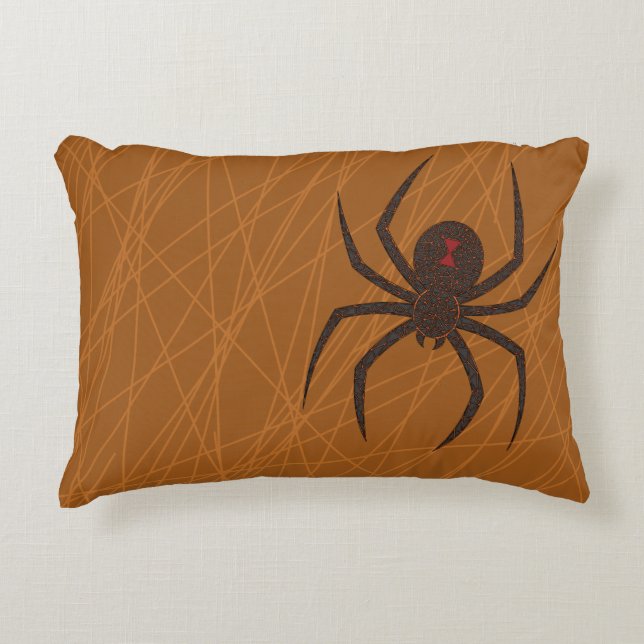 The Spider's Web Accent Pillow (Front)