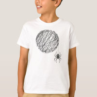 The Spider's Web Kid's and Baby Light Shirt
