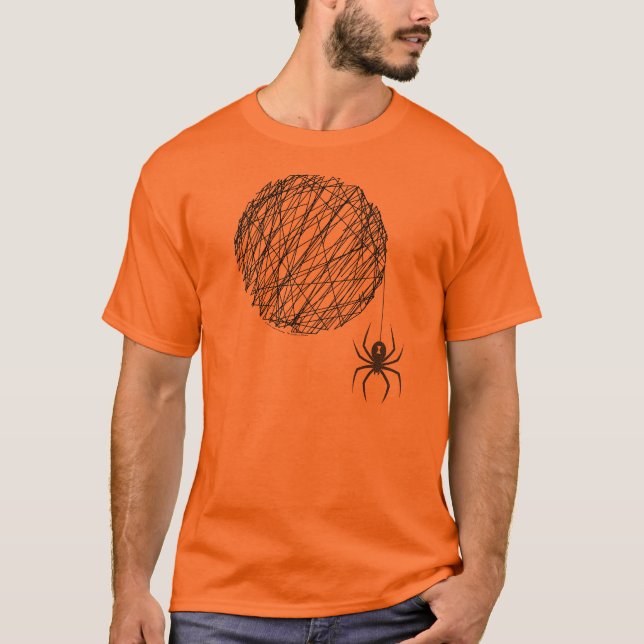 The Spider's Web Men's Light Shirt (Front)